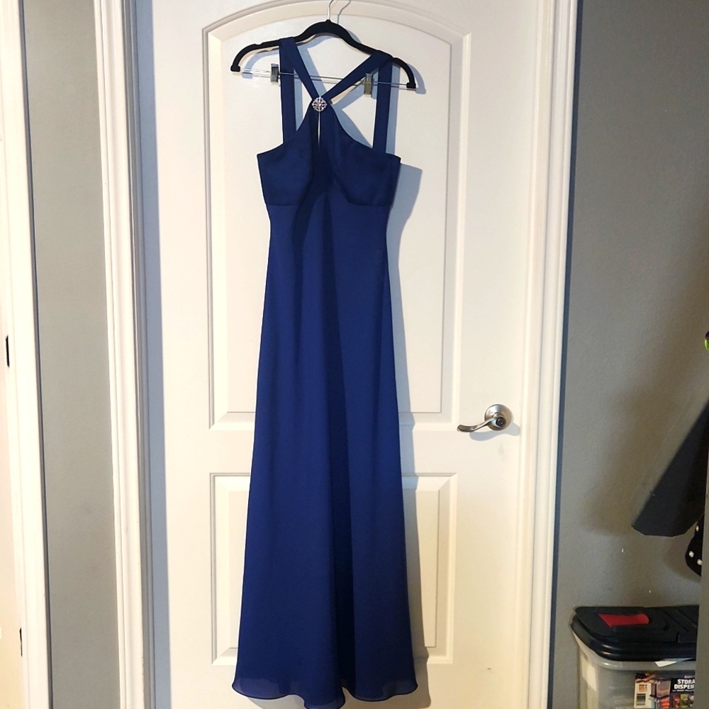 Davids Bridal dress. Blue. Size 8